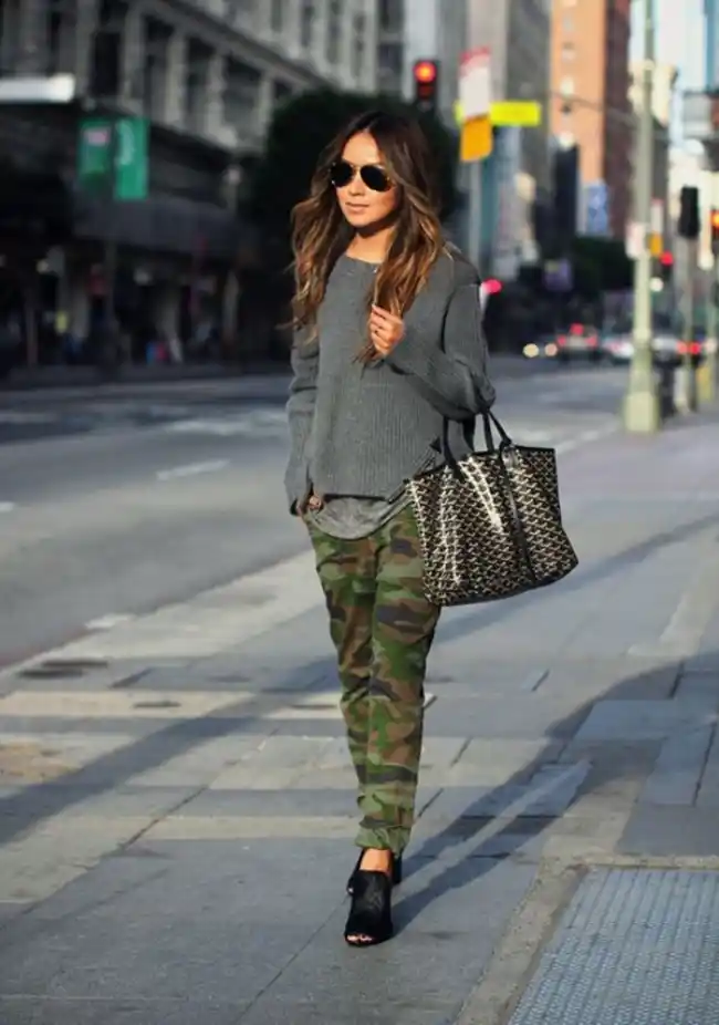 Camo Pants for a Chic Look