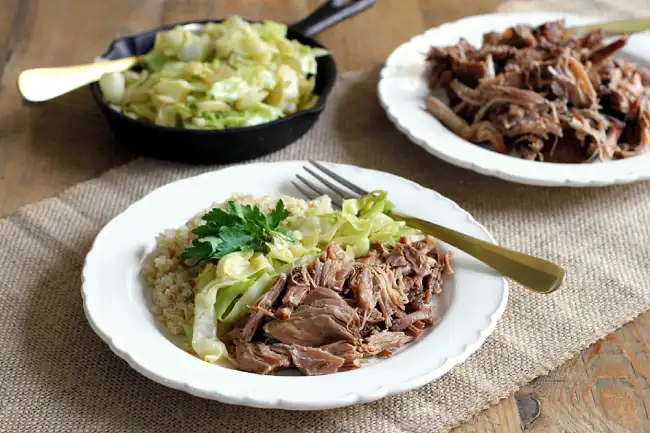 Easy Kalua Pork and Cabbage