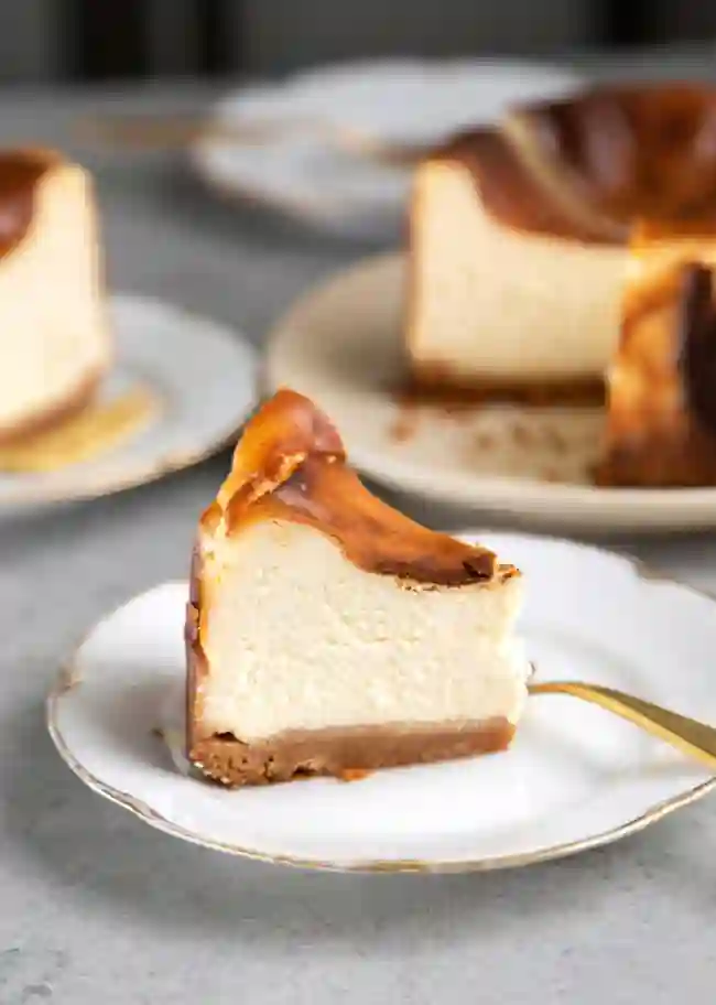 Loaf Pan Basque Cheesecake