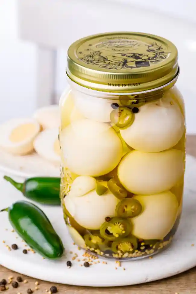 Pickled Eggs with Jalapenos Recipe