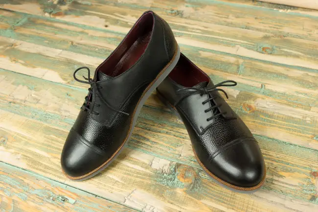 black Oxford or Derby shoes