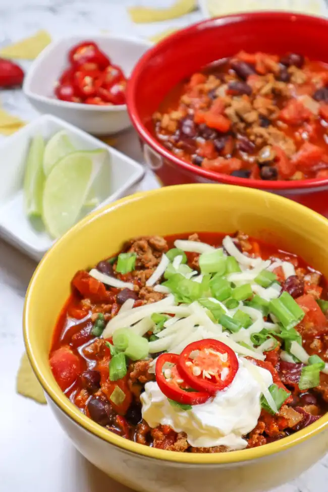 low sodium turkey chili