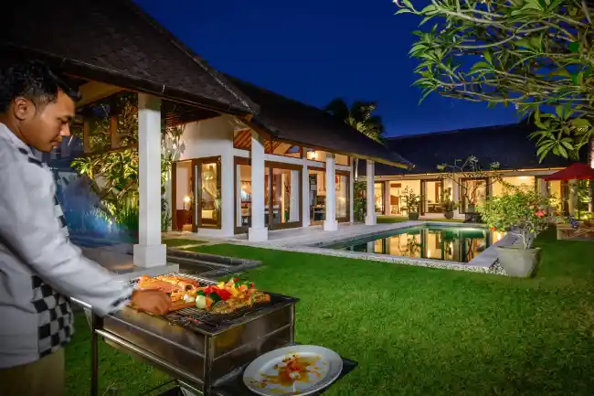 villa with a private chef