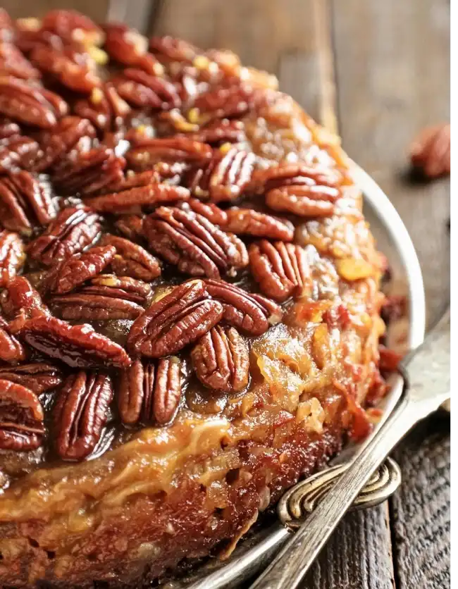 Delicious Pecan Upside Down Cake Recipe